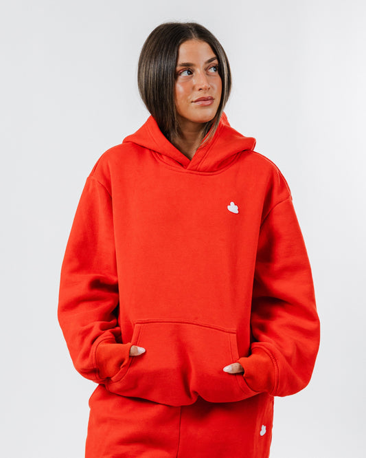 size: Gianna is 5'1 wearing size S | Color: Cardinal