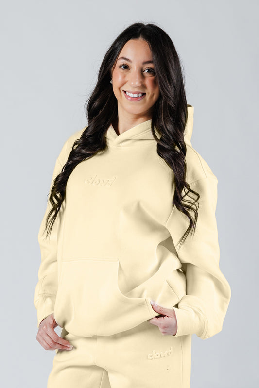 size: Model is 5'5 wearing size S | color: Butter Yellow