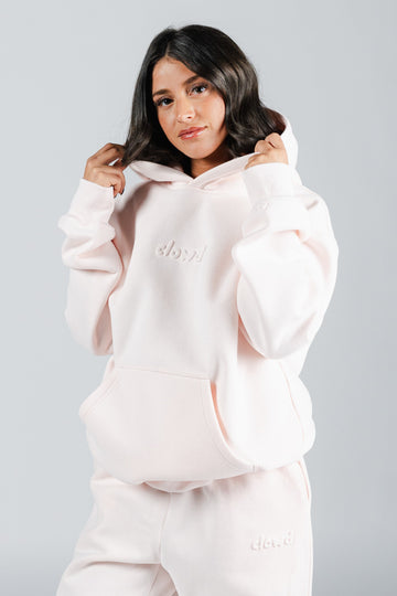 size: Model is 5'5 wearing size S | color: Blush