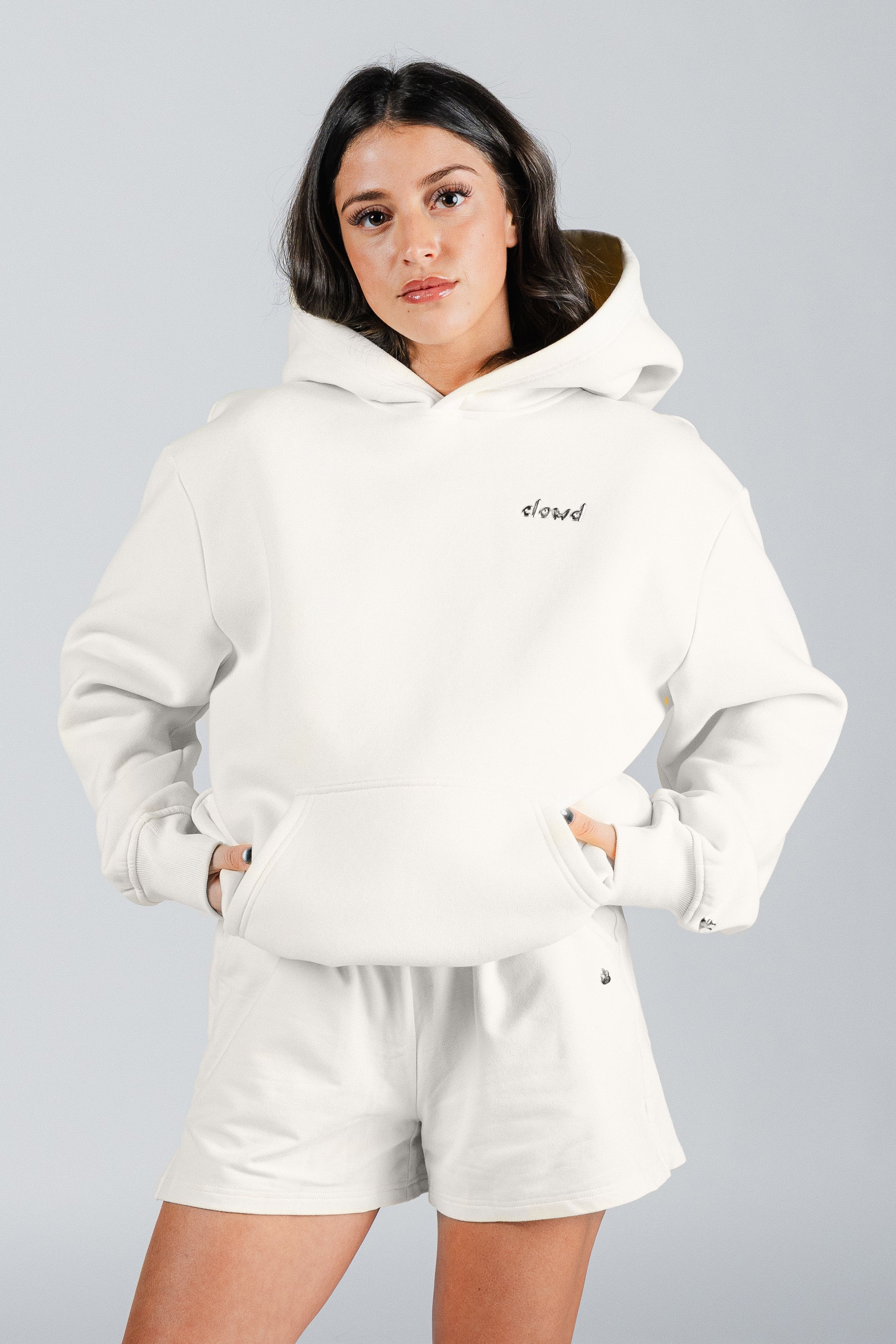 size: Model is 5'5 wearing size S | color: Ivory