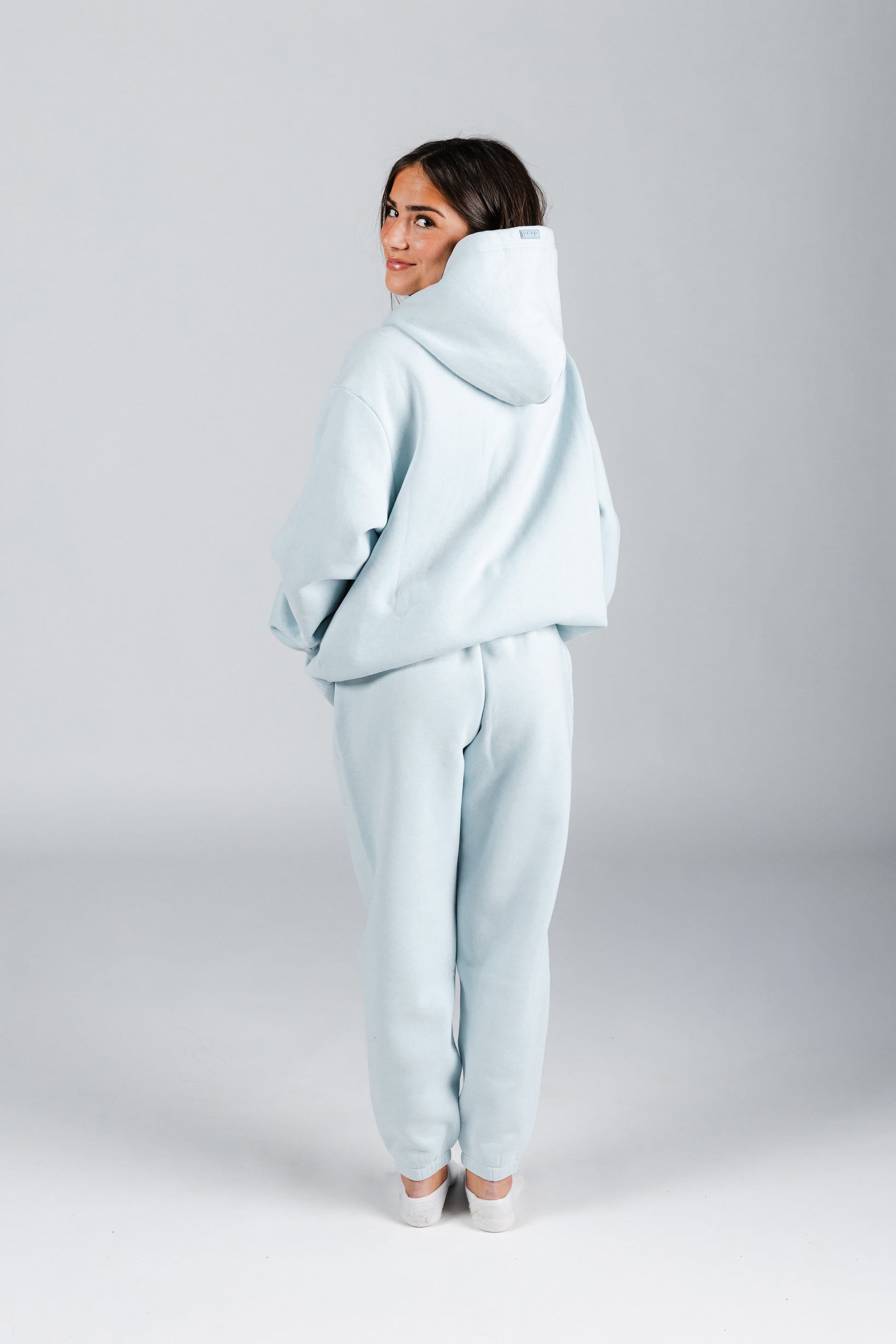 size: Reese is 5'1 wearing size M | color: Blue Sky
