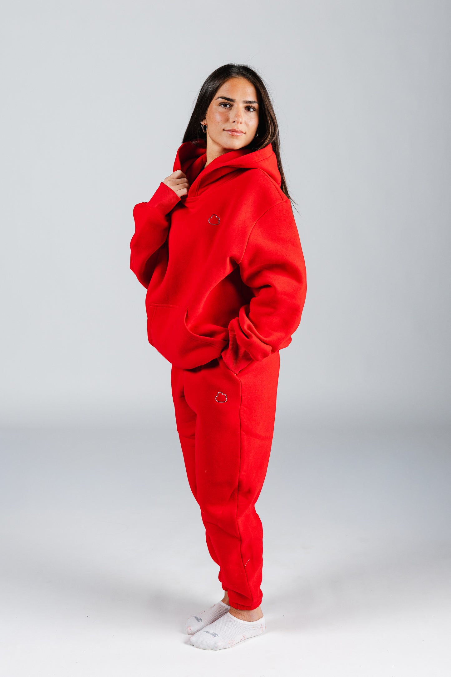 size: Model is 5'5 wearing size S | color: Cardinal