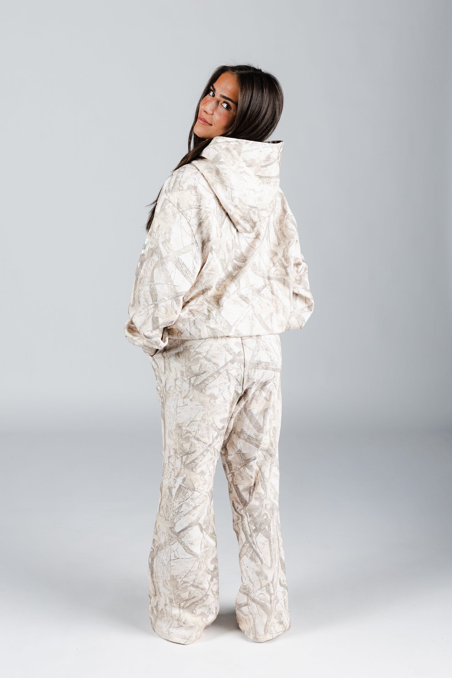 size: Model is 5'5 wearing size S  | color: Forest Camo
