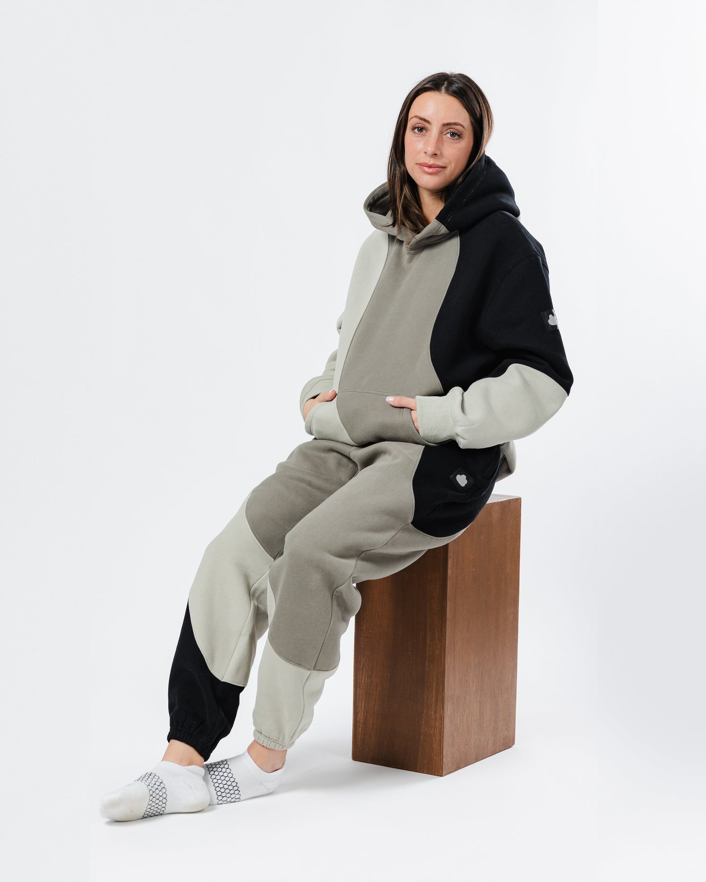 size: Megan is 5'3 wearing size S | Color: Overcast