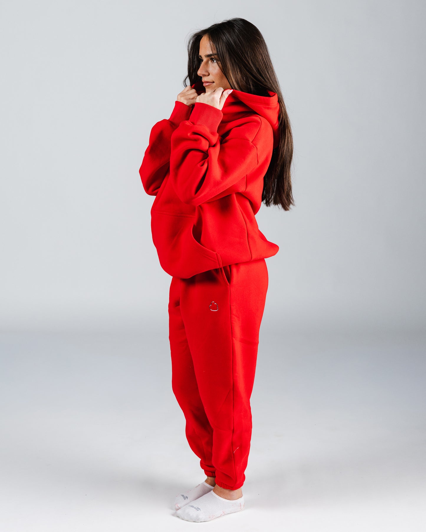 size: Model is 5'5 wearing size S | color: Cardinal