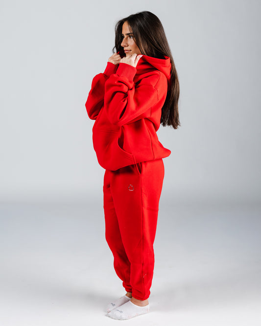 size: Model is 5'5 wearing size S | color: Cardinal