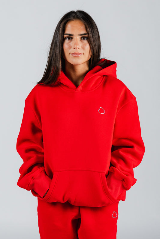 size: Model is 5'5 wearing size S | color: Cardinal