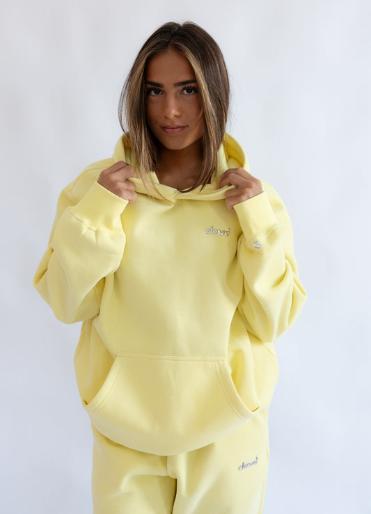 size: Model is 5'5 wearing size S | color: Butter Yellow