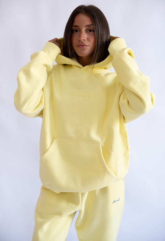 size: Model is 5'5 wearing size S | color: Butter Yellow
