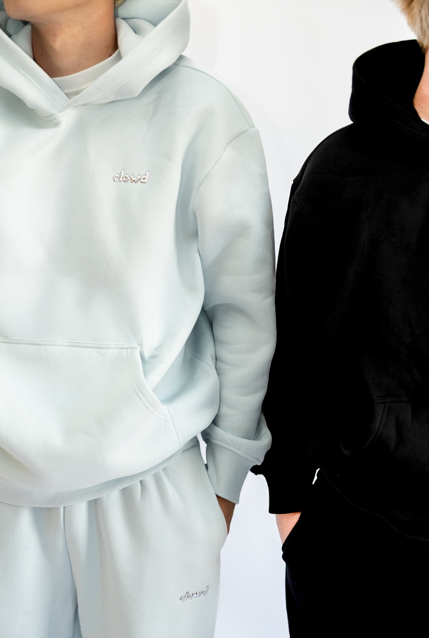 size: Model is 5'8 wearing size M | color: Blue Sky