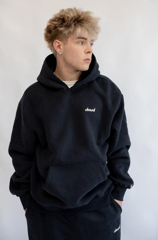 size: David is 5'8 wearing size M | color: Bluestone