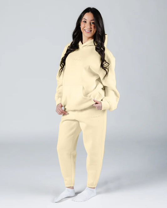 size: Model is 5'5 wearing size S | color: Butter Yellow