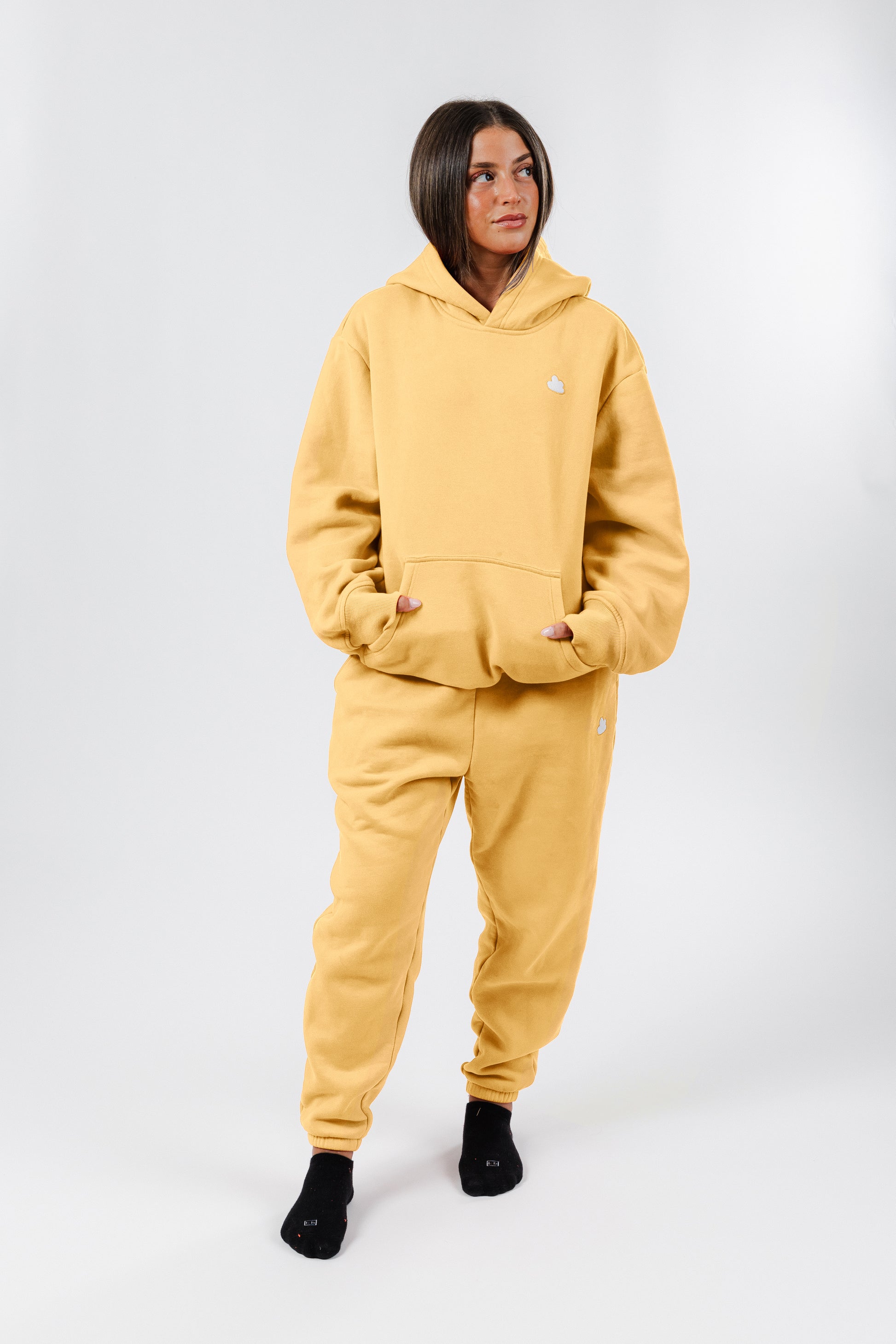 size: Gianna is 5'1 wearing size S | Color: Sunbeam