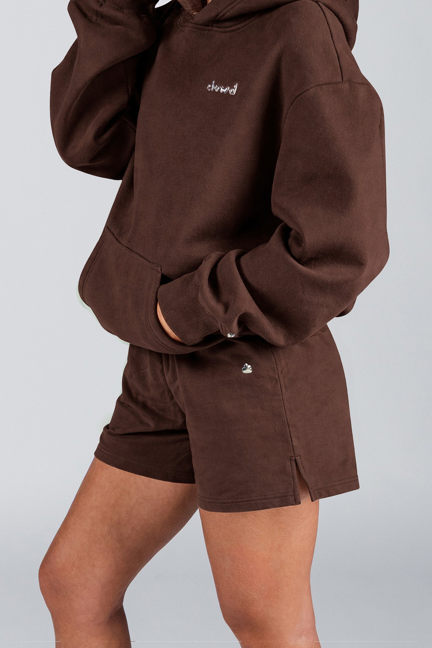size: Model is 5'5 wearing size XS | Color: Mocha