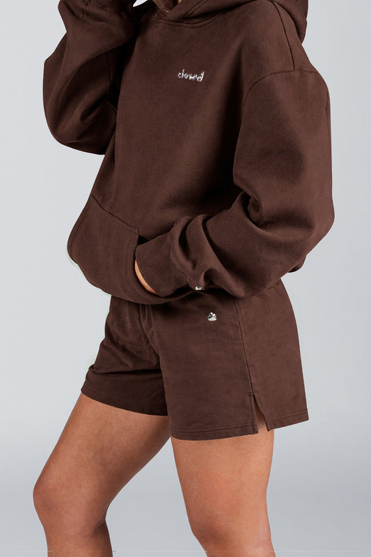 size: Model is 5'5 wearing size XS | Color: Mocha