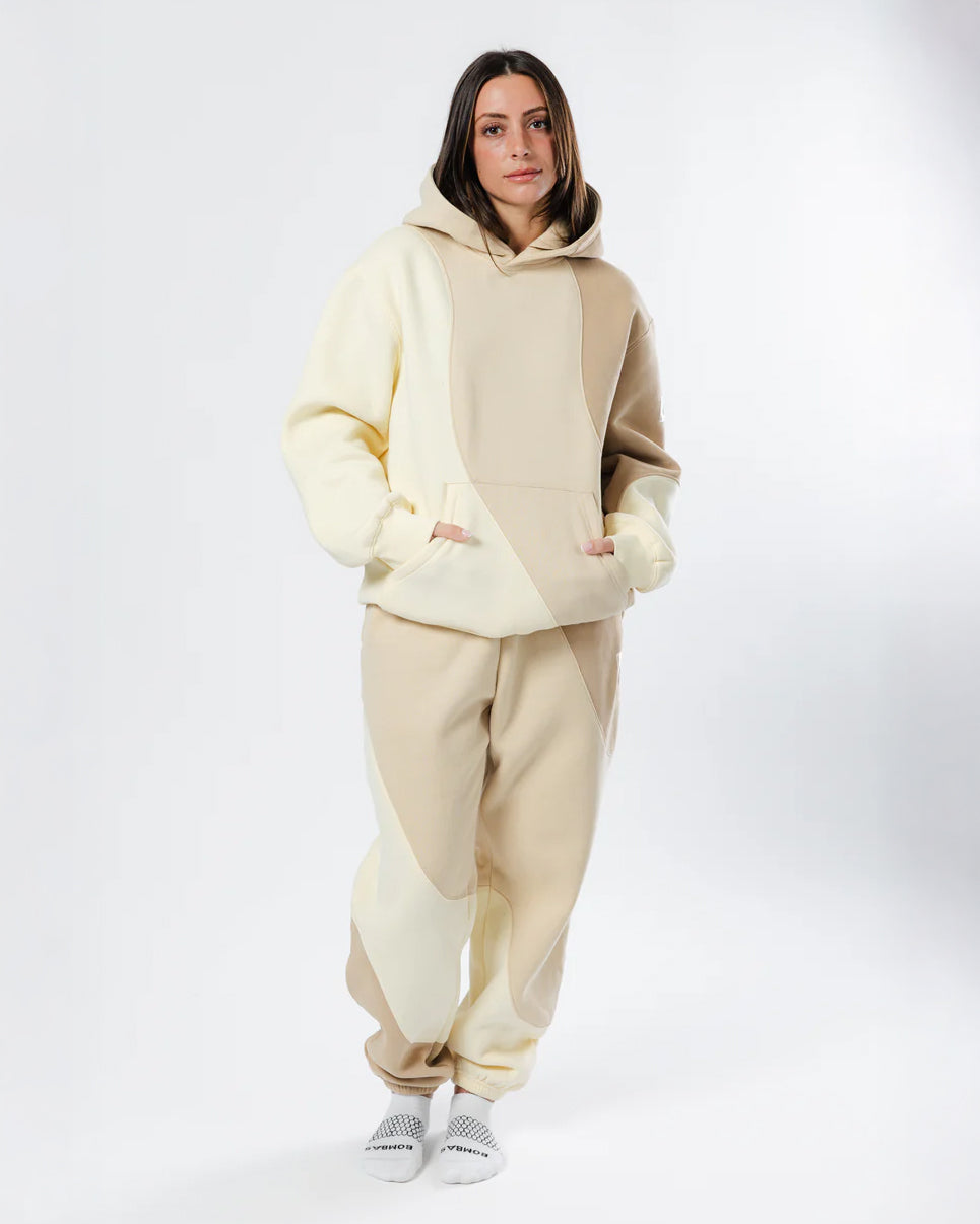 size: Megan is 5'3 wearing size S | Color: Sand